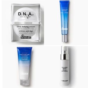 Dr Brandt 4-STEP Skincare Set New & Unused Total Retail $270